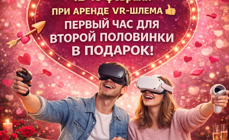 День всех влюблённых в VR Planets!